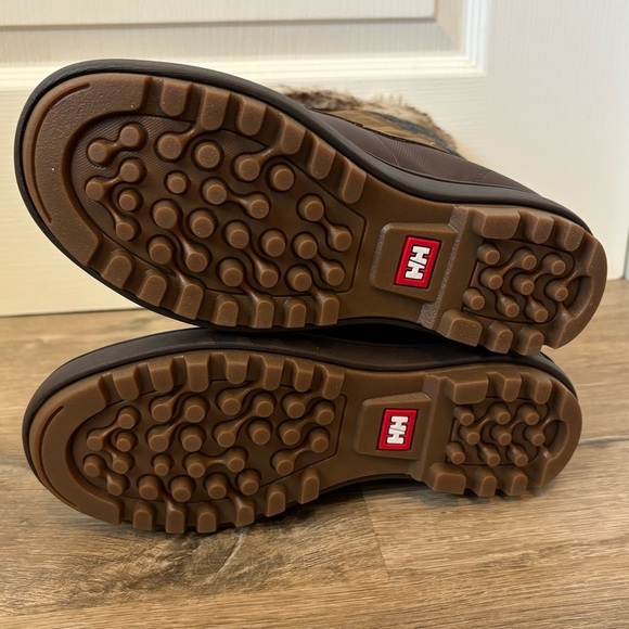 Helly Hansen Garibaldi VL Snow Boots Waterproof Nubuck Leather Faux Fur Women 8 - Picture 11 of 14